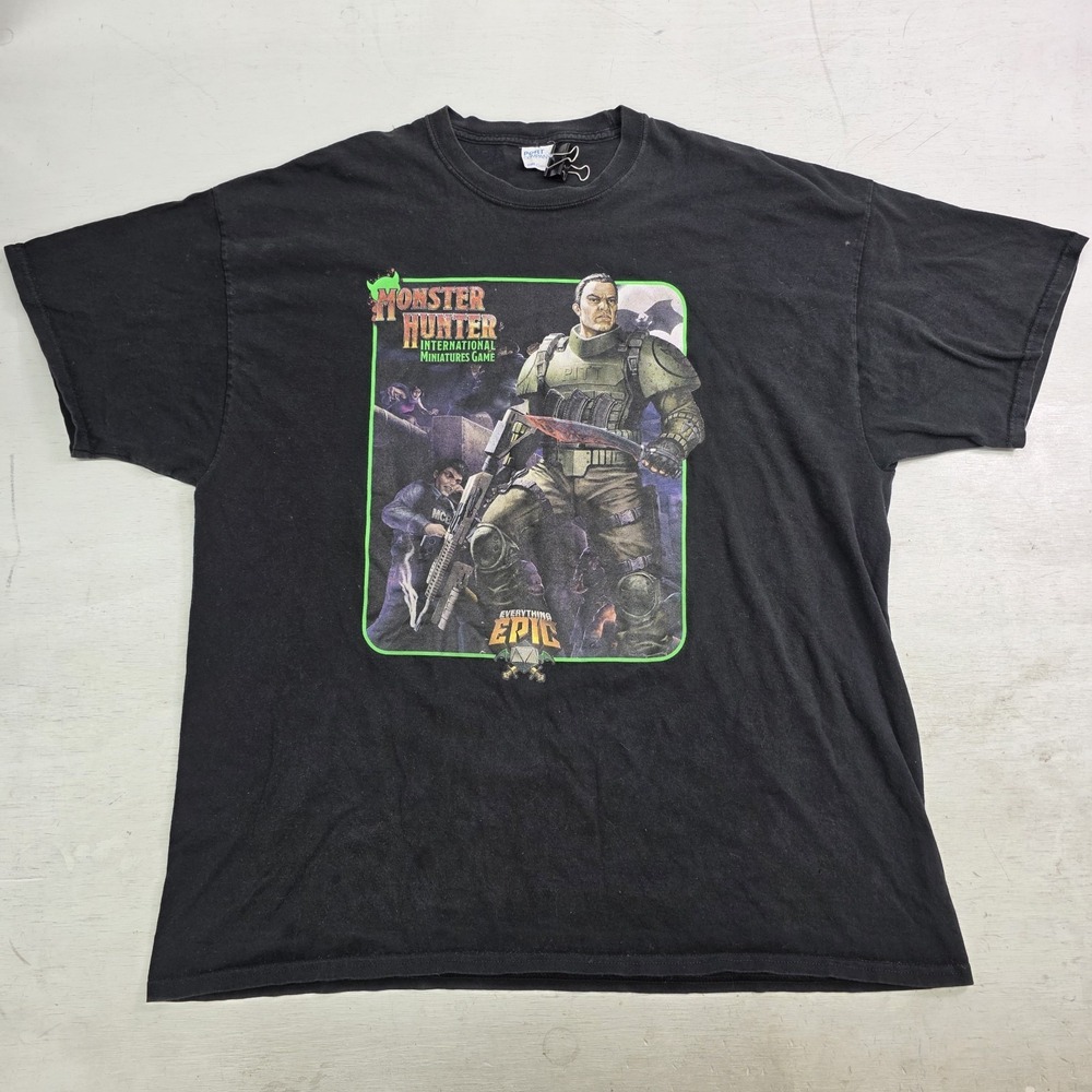 Vintage Monster Hunter International Miniatures Game Promo Epic T-Shirt Men's XL
